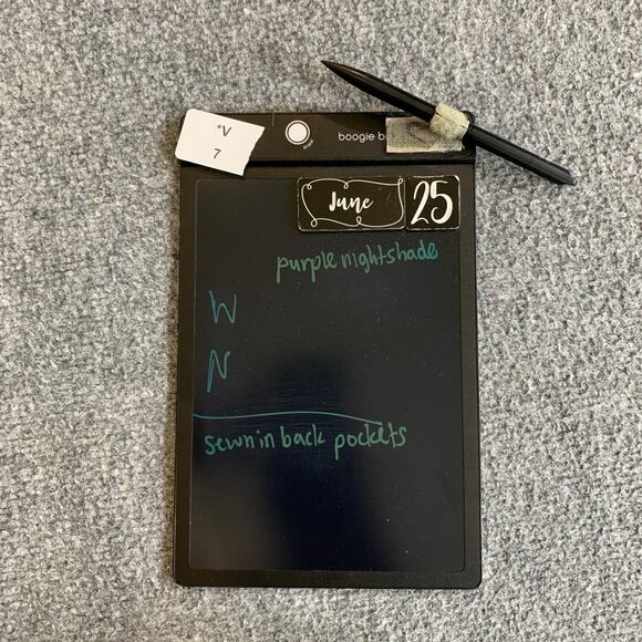 Chicos Pants Womens 16 Purple Nightshade So Slimming Juliet Straight Leg Cropped - Picture 12 of 13